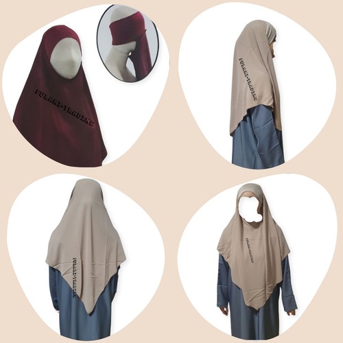 Hijab chiffon triangle - chiffon, with