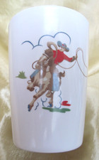 Rare Cath Kidston Melamine Plastic Cowboy Beaker Cup Bathroom Camping Picnic VGC
