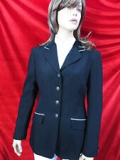 CALDENE HAREWOOD ladies Show Jacket Black/White 38" & Rhinegold 28 jodphurs