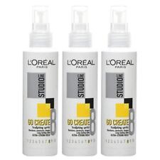 3 x L'Oreal Studio Line Go Create Sculpting Spritz 150ml