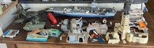 Huge Micro Machines - Play Set Bundle Aircraft Carrier, Plane, Tank Etc #48