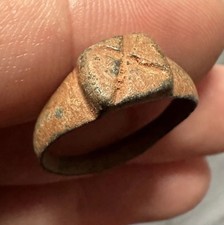 Early Medieval Bronze Ring - Authentic Antique Ring