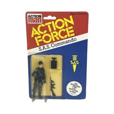 Action Force SAS Commando Straight Legs Vintage Action Man Carded Figure