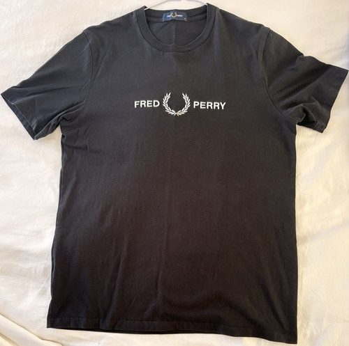 Fred perry men black graphic - black,