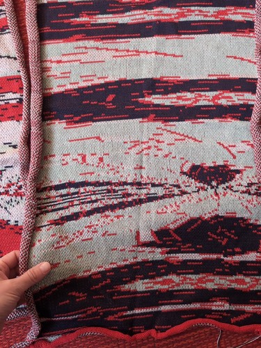 Two birdseye jacquard knit - two,