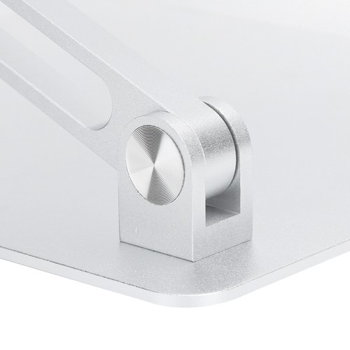Silver laptop stand computer - silver,