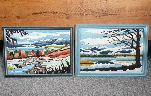 Pair vintage framed - vintage,