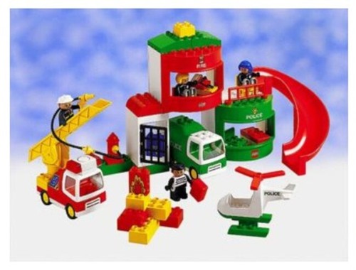 Lego 2811 duplo town fire - -,