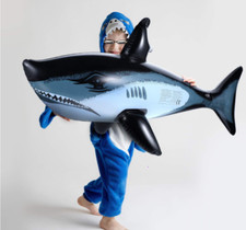 Shark Inflatable Birthday Party Prop Pool Party Decoration Sports Mascot Large