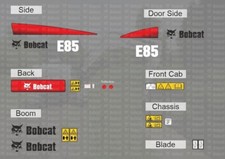 Bobcat E85 2016 Sticker /