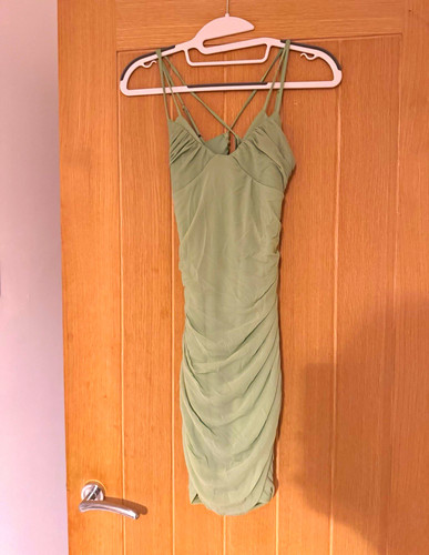 Polly green ruched - oh,