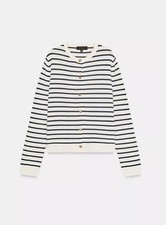 ZARA Striped Knit Cardigan