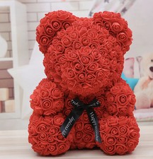 Red rose bear - red, day