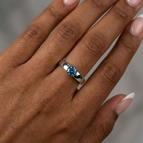 Solitaire engagement ring 14k - ring,