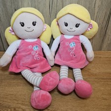 2 Sainsburys Ragdoll Doll Pink