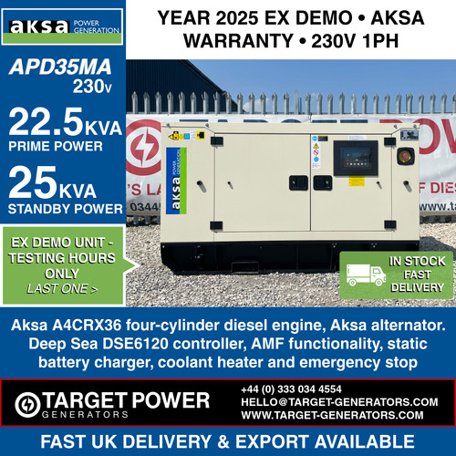 New 25kva single phase - new, (2025)