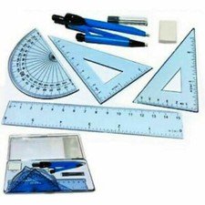 7 Pcs Math Geometry Set Back