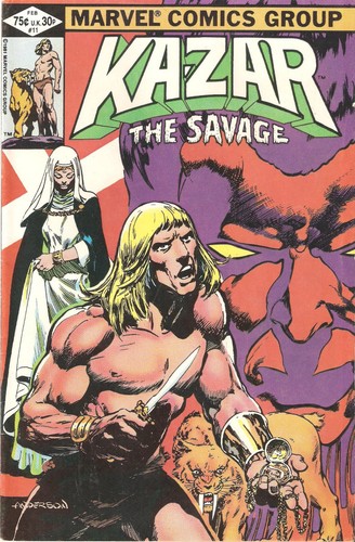 Marvel comics kazar the savage - the,