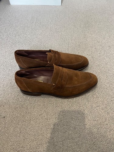 Loake 1880 anson brown suede - loake,