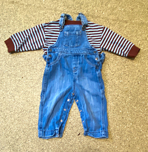 Free postage denim dungarees - free,