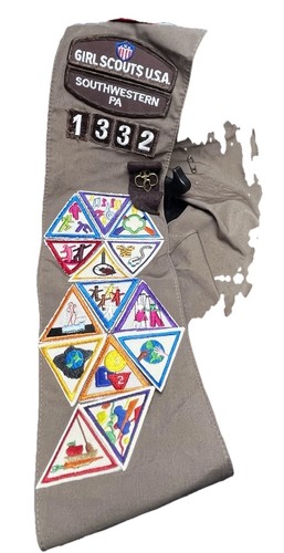 Vintage girl scouts - girl,