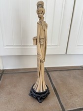 Faux Ivory Japanese Lady