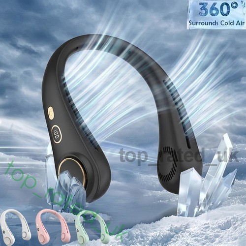 Portable bladeless neck fan - portable,
