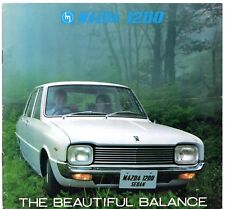 Mazda 1200 1969-1971 UK Market Sales Brochure Saloon & Estate Familia