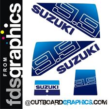 Suzuki DT9.9hp outboard engine decals/sticker kit
