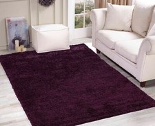 VIOLET AUBERGINE SHAGGY RUG X