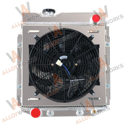Row radiator shroud fan - row,