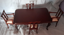 12th Scale Dining Table and Four Chairs