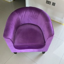 Plush Velour Purple Bucket