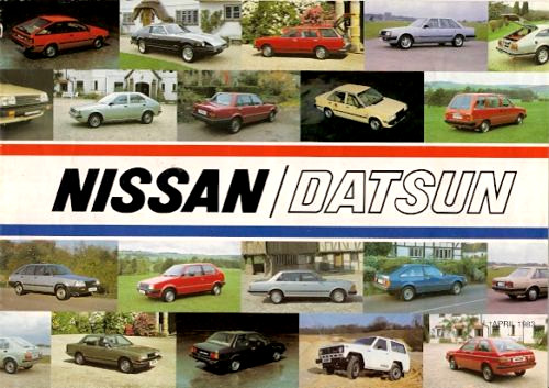 Datsun nissan range 1982 1983 - nissan,