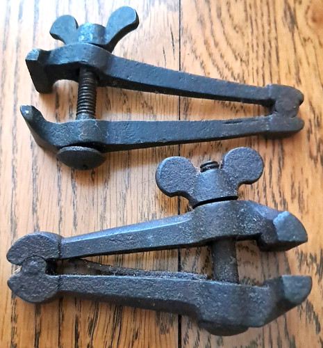 Antique vintage vice clamps - vintage,