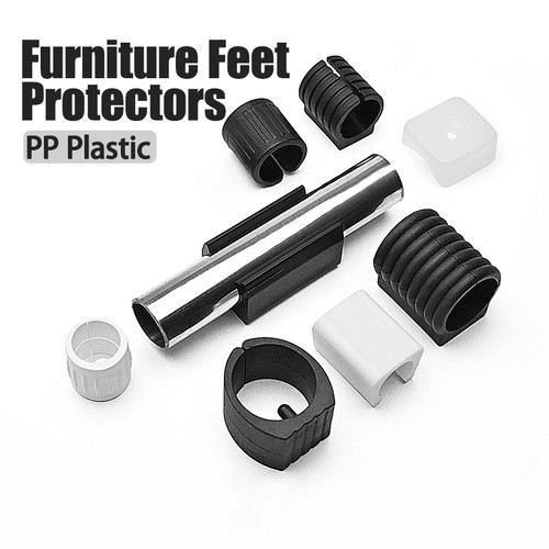 Plastic furniture feet - plastic, u