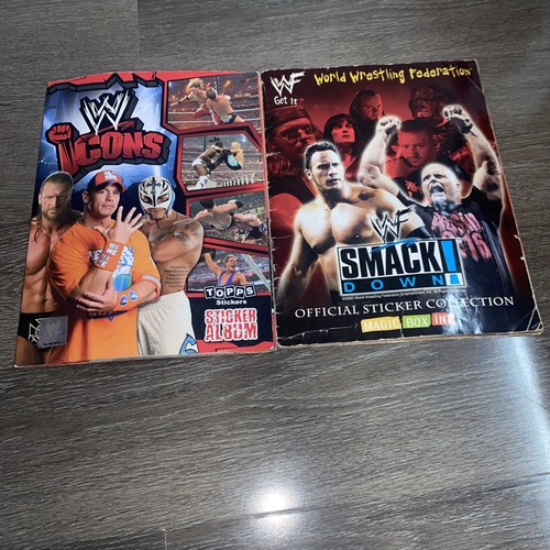 Wwf wwe sticker album - wwf&wwe,