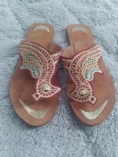 Women's Leather Peacock