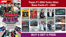 Topps F1 2025 Turbo Attax Base Singles - Pick Your Card - #1 - #204