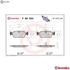 BRAKE PAD SET DISC BRAKE P 06