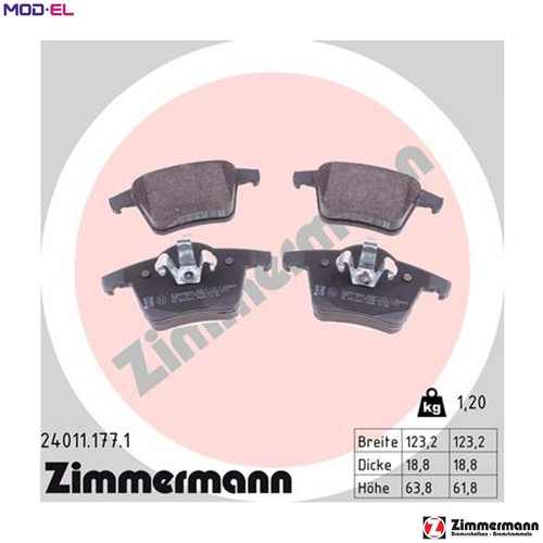Brake pad set - brake,