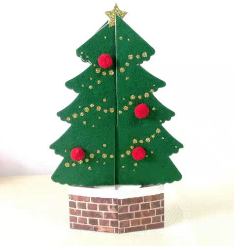 Pop christmas tree - up,