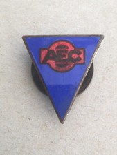 Vintage enamel AEC ACLO Bus Coach truck lorry buttonhole lapel badge pin Miller