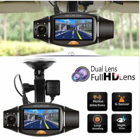 Dash cam gps dual - gps, lens