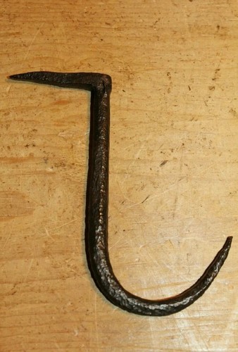 Iron beam hook - 6", meat