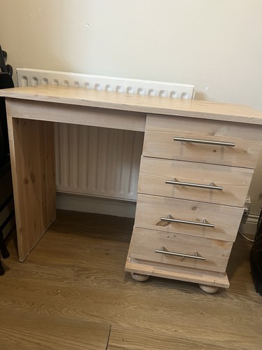 Solid wood desk - wood,