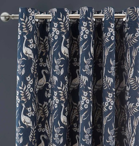 Dunelm eyelet lined curtains - eyelet,