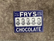 Garnier Enamelled Advertising Wall Plaque Fry’s Chocolate