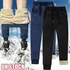 Mens Pants Fleece Lined Winter
