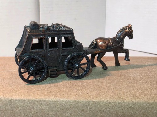 Vintage horse drawn stagecoach - horse,